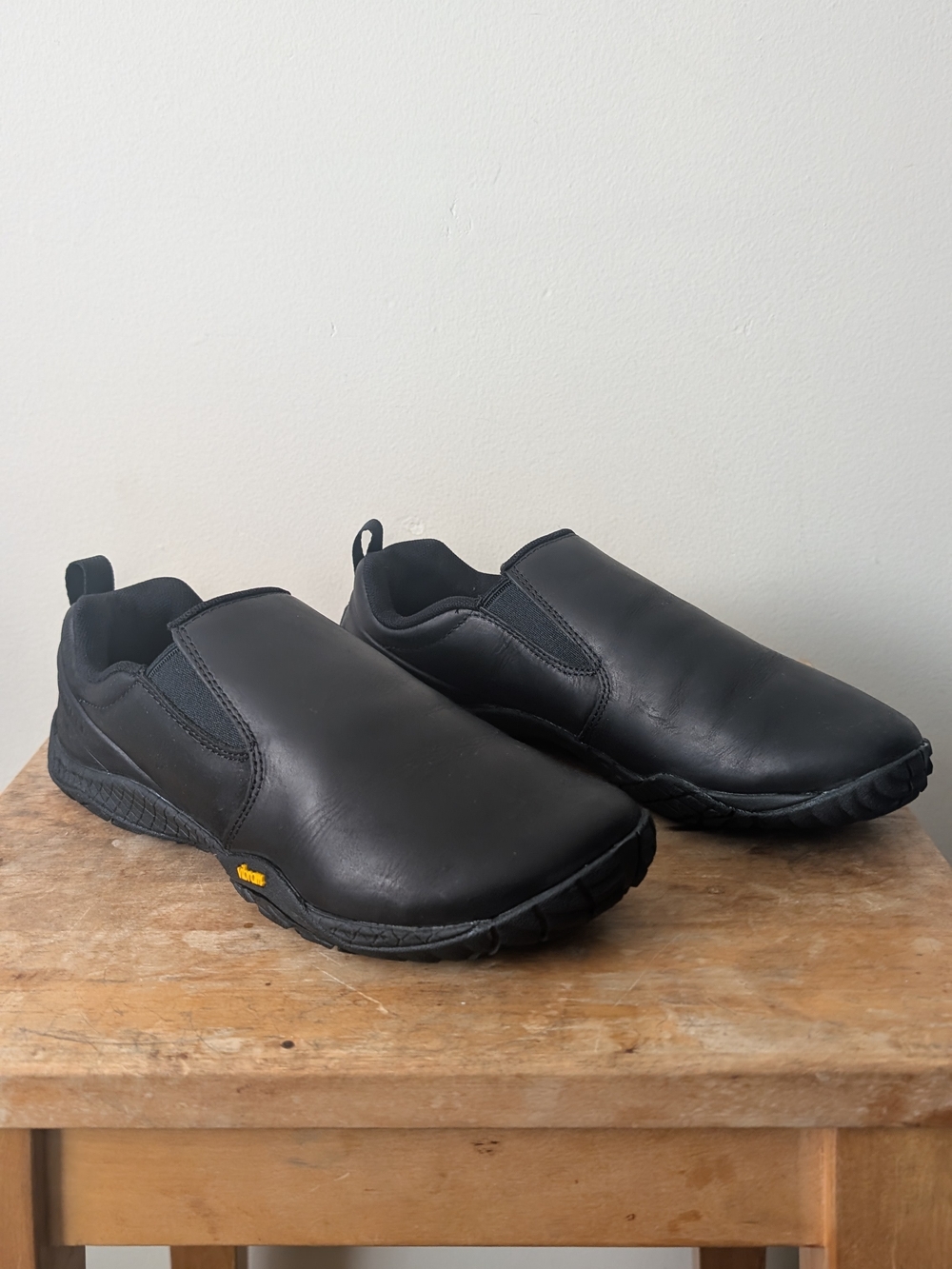 Merrell Black Slip On Leather Vibram Shoes